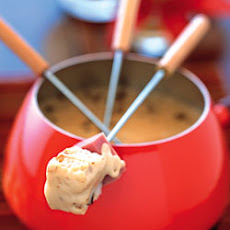 Porcini Fondue with Ham and Ciabatta