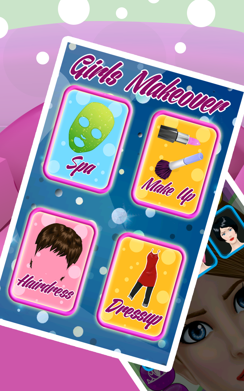 Android application Game Girls Hairstyles screenshort