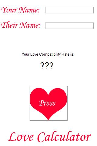 The Love Calculator