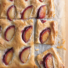 Sugared Pluots on Crisp Anise-Scented Phyllo
