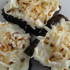 Coconut Cream Topped Brownies