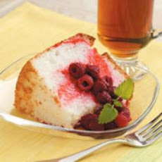Raspberry Angel Cake
