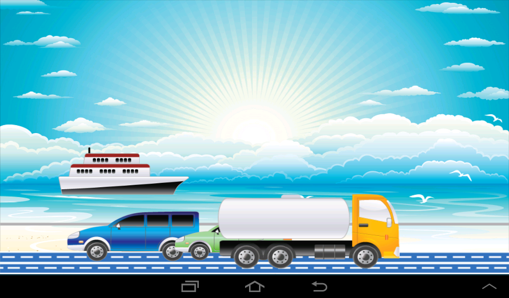 Android application Vehicles for Toddlers screenshort