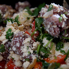 Scrambled Ricotta with Chorizo and Bell Pepper