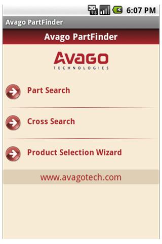 Avago PartFinder