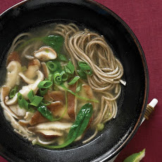 Soba Soup with Spinach