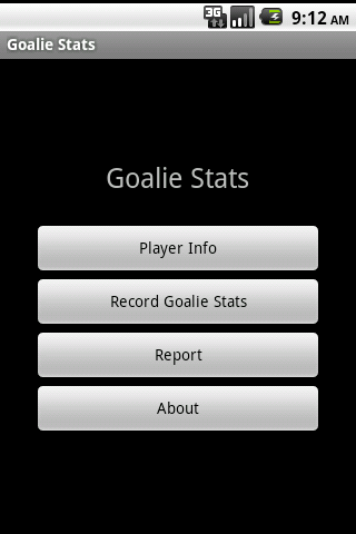 Youth Soccer Goalie Stats