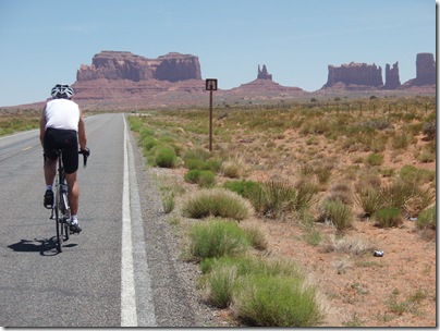 David Holt in Monument Valley, 2008 RAAM