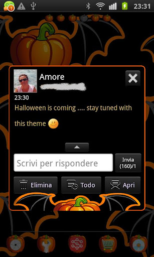 GOSMSTHEME Pumpkin Halloween