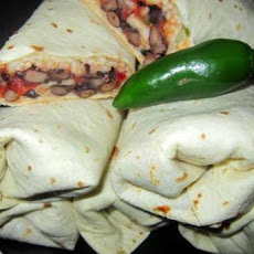 Black Bean Jalapeno Burritos