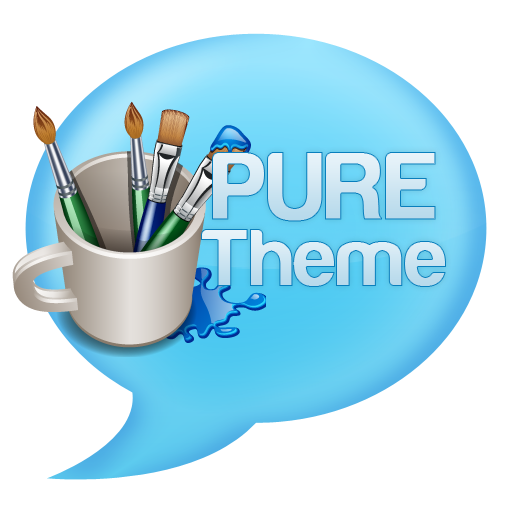 Pure Theme GO SMS PRO LOGO-APP點子