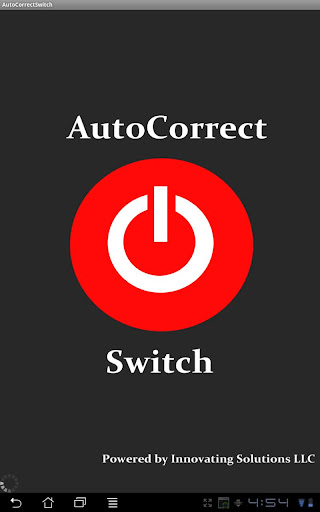 AutoCorrect Switch for Tablets