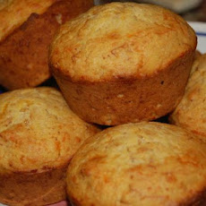 Pepperoni & Cheddar Corn Muffins in a 