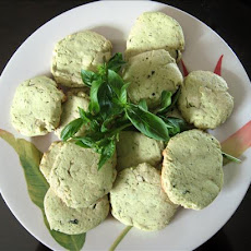 Lemon Basil Butter Cookies