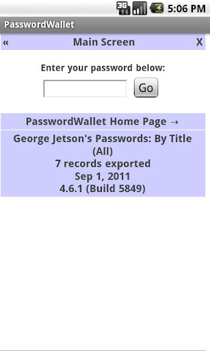 PasswordWallet