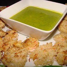 Coconut Lime Shrimp W/ Mango Jalapeno  Dipping Sauce