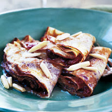 Jam Pancakes Flamed with Kirsch