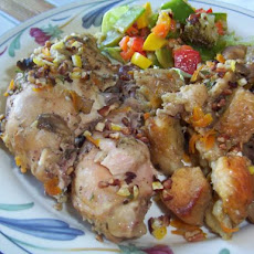 Chicken With Sourdough-Mushroom Stuffing