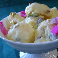 Bastani (Persian Rose Water, Saffron and Pistachio Ice Cream)