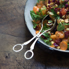 Moroccan Carrot and Chickpea Salad