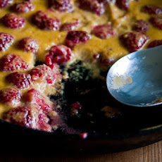Raspberries in St-Germain Mascarpone Custard