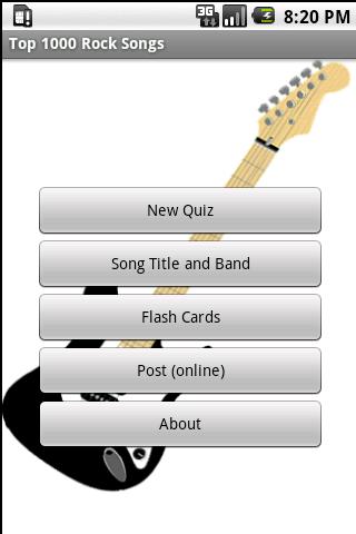 Top 1000 Rock Song Quiz