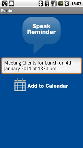 Rembr Lite - Voice to Calendar