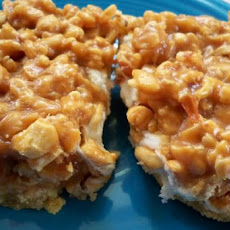 Salted Peanut Chew Bars