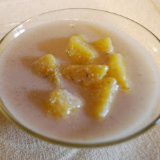 Banana In Coconut Rice Flour Sauce