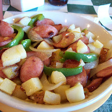 One-Dish Kielbasa, Green Beans & Potatoes