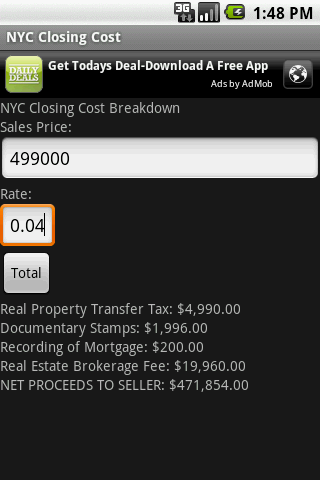 NYC Closing Cost Breakdown