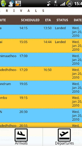 Maldives Flight Schedule