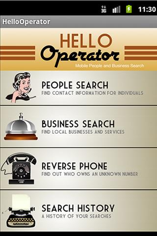 HelloOperator White Pages