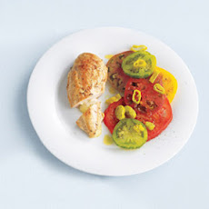 Havarti-Stuffed Chicken With Tomato Salad