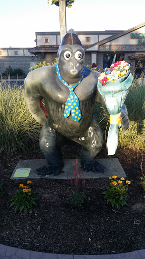 Gorilla With Flowers