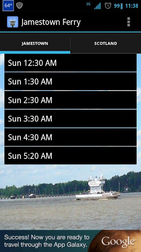 Jamestown Ferry Schedule