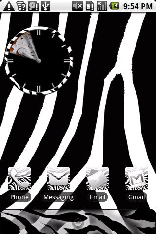 Zebra Print Theme