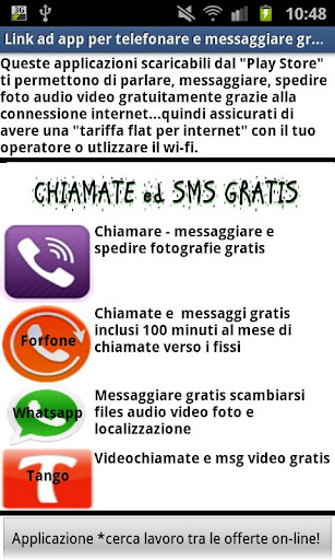 Chiamate sms video voip gratis