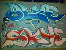 Blue Sky Graffiti 