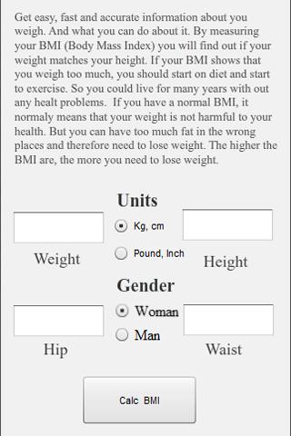 Body Mass Index - Test