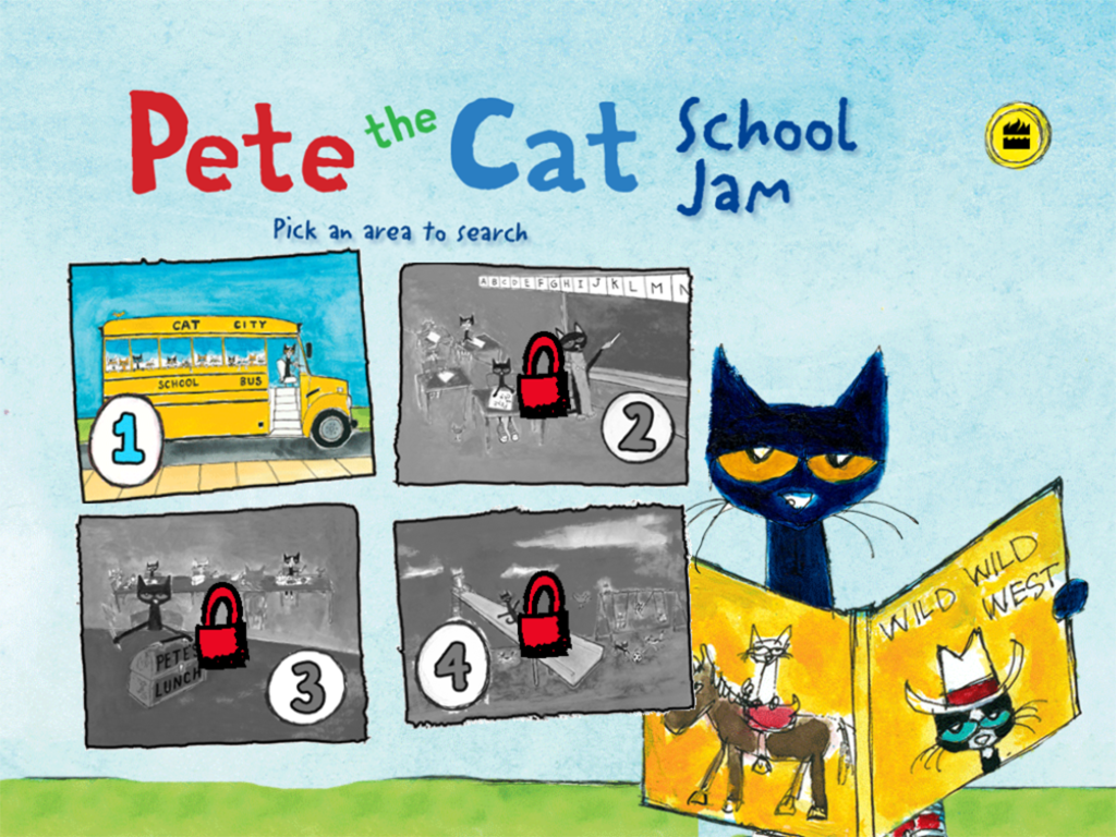 Android application Pete the Cat: School Jam screenshort