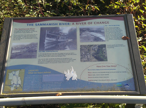 Sammamish River Sign
