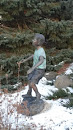 Boy Playing Statue 