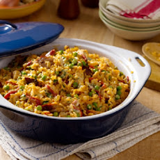 Spicy Turkey Paella