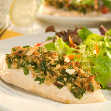 Spinach & Almond Topped Chicken