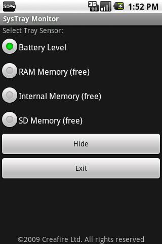 SysTray Monitor