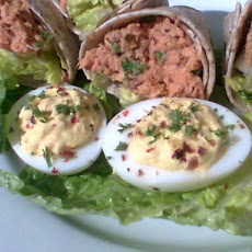 Bacon and Horseradish Deviled Eggs