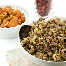 Leek and Mushroom Wild Rice