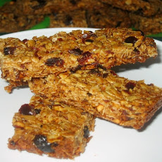 Cardamom, Hazelnut-Cherry Granola Bars
