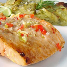 Lime and Ginger Grilled Salmon